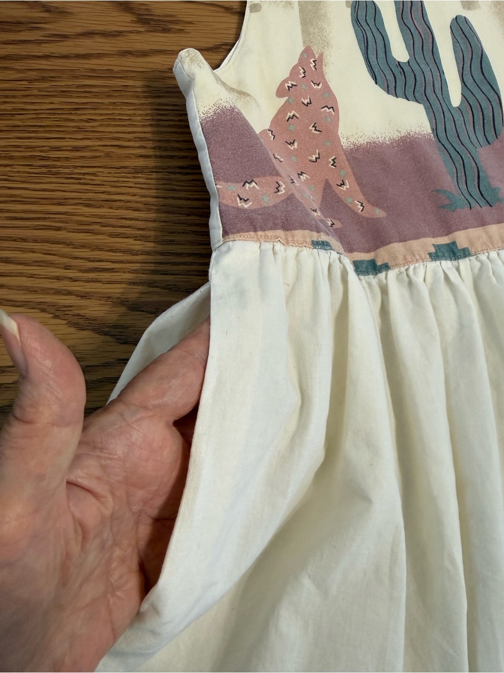 VTG Southwest-Style Pinafore/Jumper MIDI Dress, Retro 1990’s. Sleeveless. - Picture 7 of 16